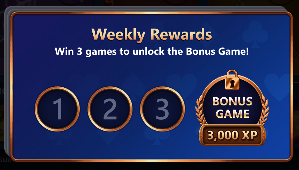 Play Solitaire Weekly Rewards! 